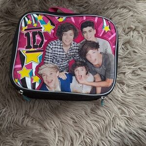Pink and Black 1D Lunch Bag
